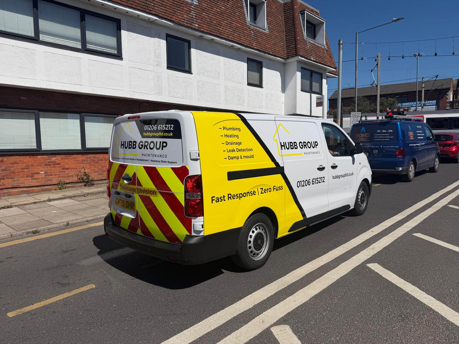 HUBB Group Drainage Division van